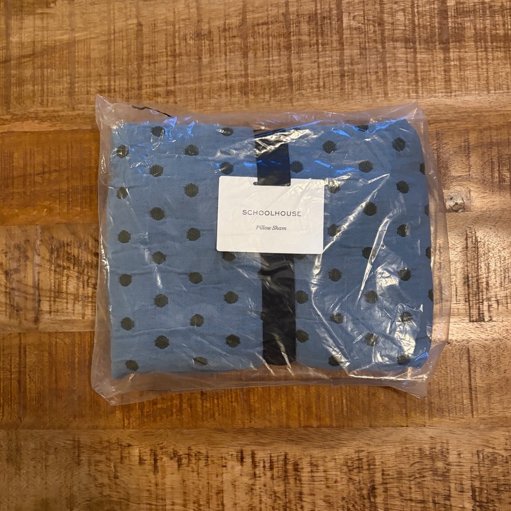 NEW Schoolhouse Mineral Polka Dot Pillow Sham